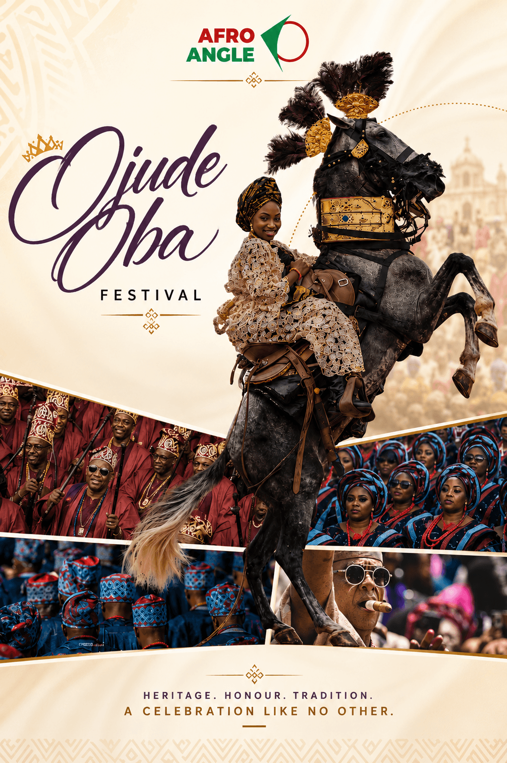 Horse riding at Ojude Oba festival