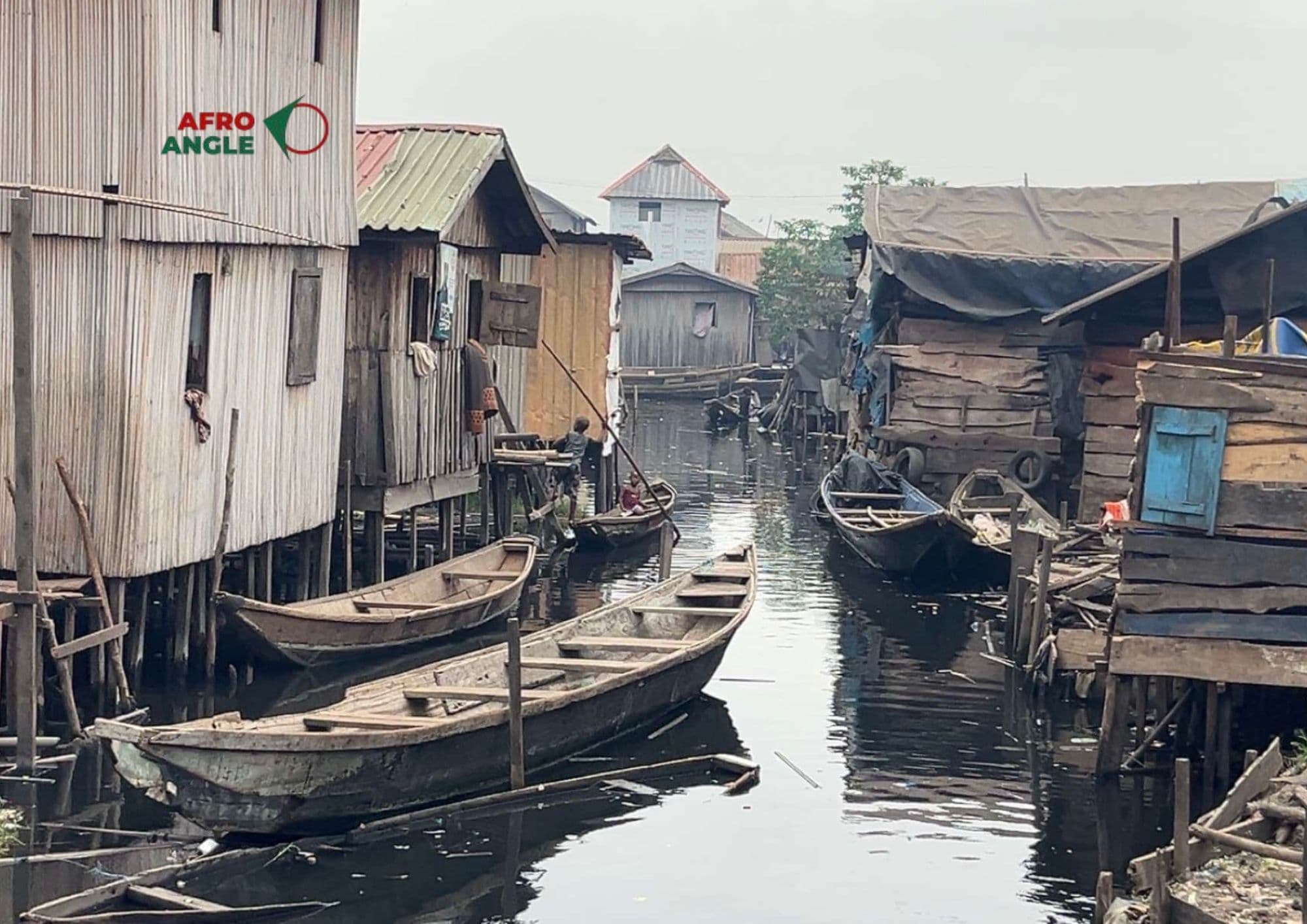 Makoko popularly called "the Venice of Lagos"