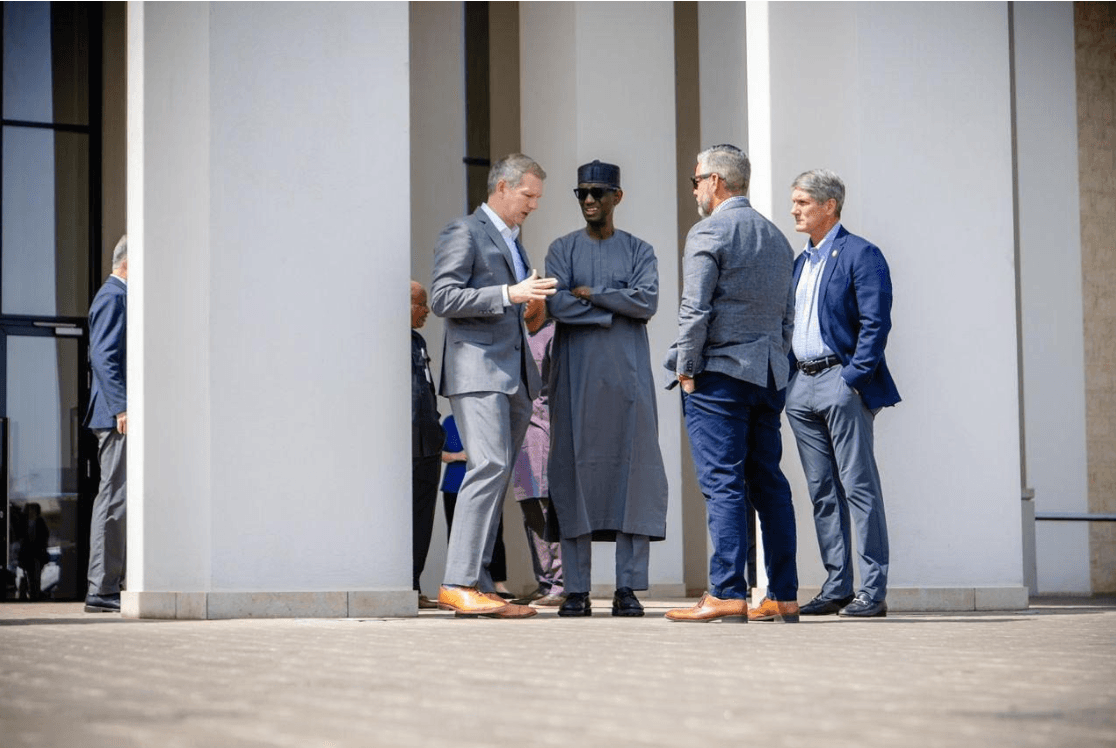 Ribadu hosting some US officials including US Senator Ted Cruz in Abuja. Senator Ted Cruz has been outspoken about the killing in the North and has in several occasions tag the attacks as persecution of Christian. (Image: Humangle)